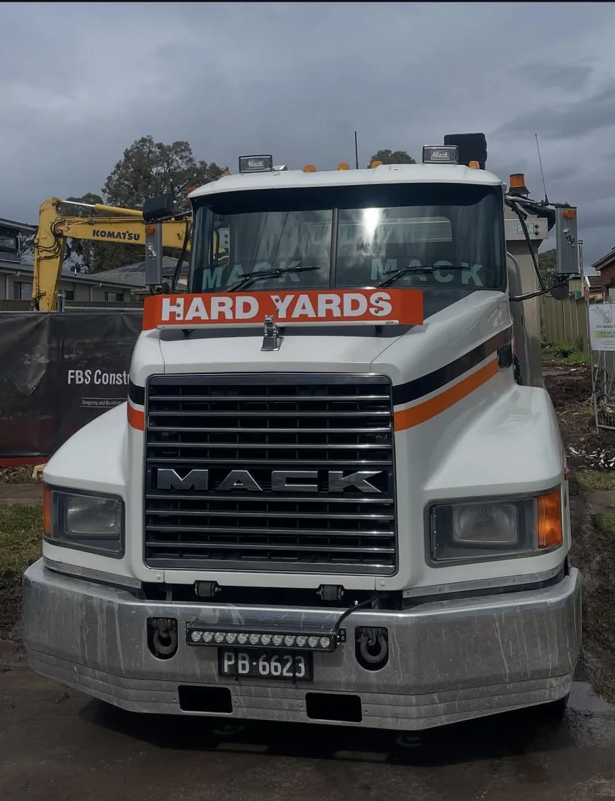 Mack truck at a Wetherill Park site